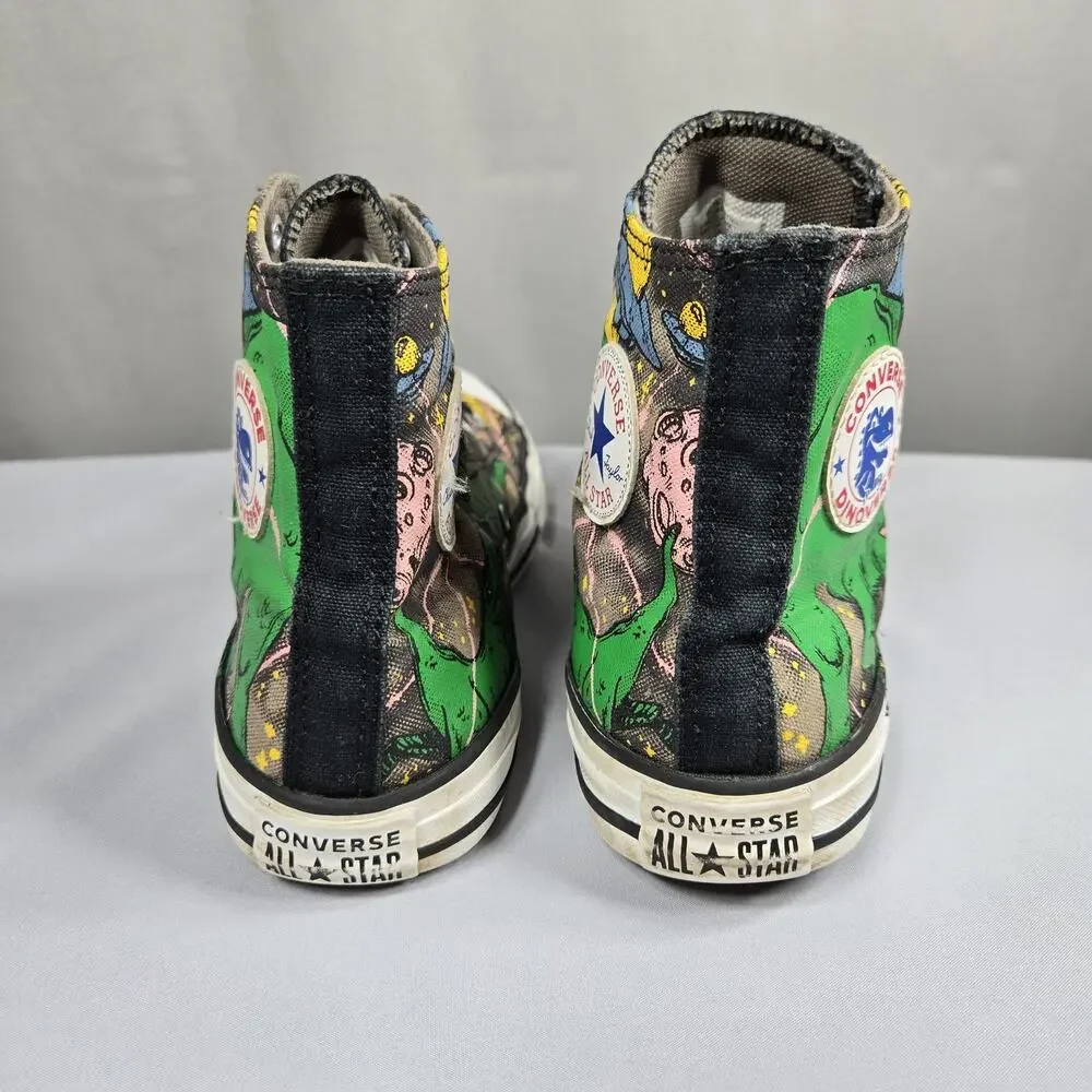 Converse Chuck Taylor All Star Dinoverse Kids 5 High Top Dinosaur Shoes